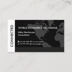 Tarjeta De Visita Servicios comerciales mundiales