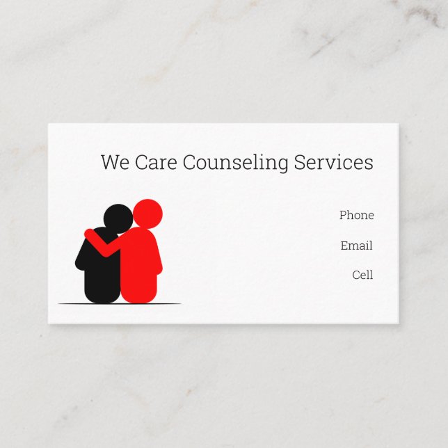 Tarjeta De Visita Servicios de asesoramiento (Anverso)