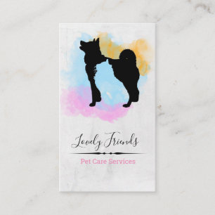 Tarjeta De Visita Servicios de atención a las mascotas/ Servicios pa