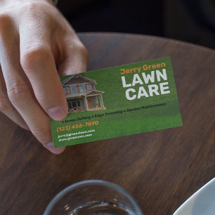 Tarjeta De Visita Servicios de atención de salud en el jardín