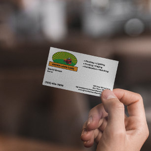 Tarjeta De Visita Servicios de atención de salud en el jardín