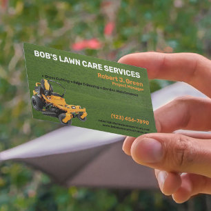 Tarjeta De Visita Servicios de atención de salud en el jardín