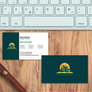 Tarjeta De Visita Servicios de atención de salud en el jardín