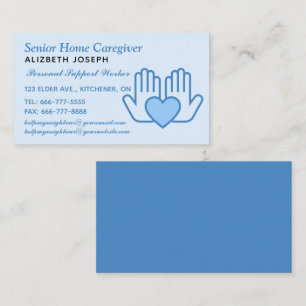 Tarjeta De Visita Servicios de atención domiciliaria y Enfermería pe