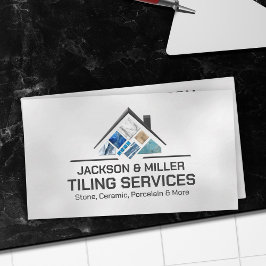 Tarjeta De Visita Servicios de azulejos - Colocador de azulejos