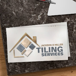 Tarjeta De Visita Servicios de azulejos - Colocador de baldosas