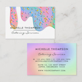 Tarjeta De Visita Servicios de Catering de Alimentos