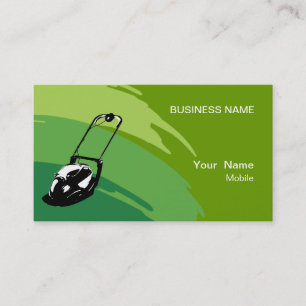 Tarjeta De Visita Servicios de Césped