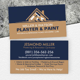 Tarjeta De Visita Servicios de colocación y pintura