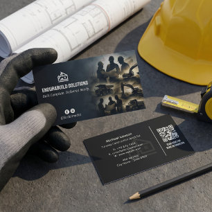 Tarjeta De Visita Servicios de Construcción llave en mano   Minimali