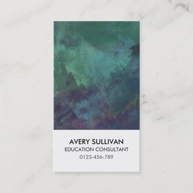 Tarjeta De Visita Servicios de Consultores de Educación (Anverso)