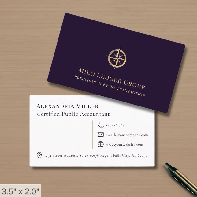 Tarjeta De Visita Servicios de contabilidad profesional (Subido por el creador)