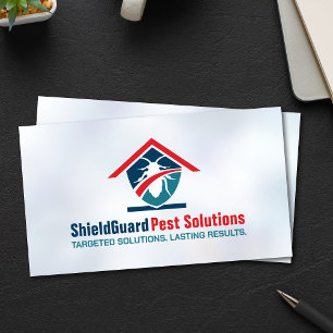 Tarjeta De Visita Servicios de Control de Plagas - Exterminador