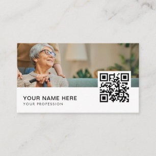 Tarjeta De Visita Servicios de cuidado de domicilio Profesional de c