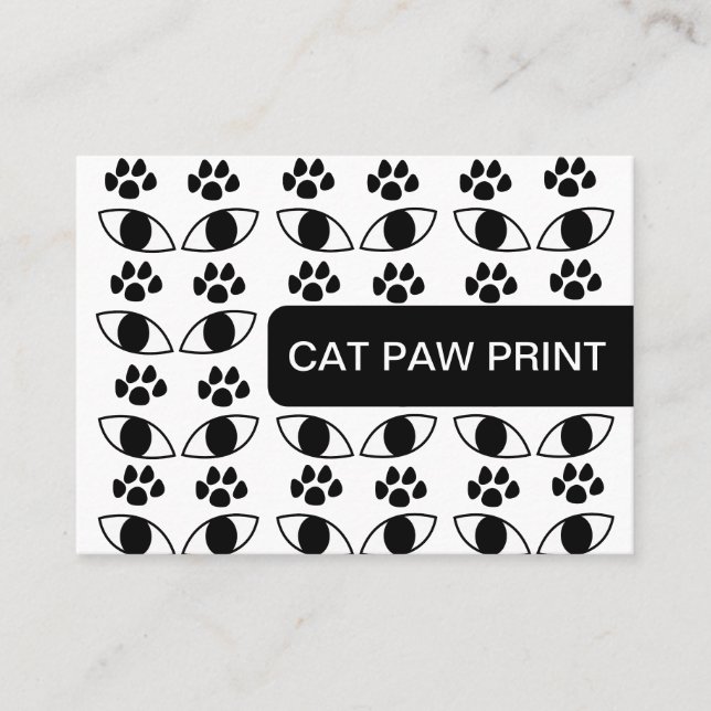 Tarjeta De Visita Servicios de cuidado de mascotas para impresión de (Anverso)