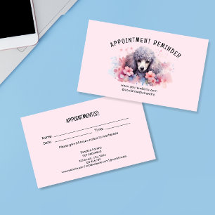 Tarjeta De Visita Servicios de cuidado de mascotas para recién nombr