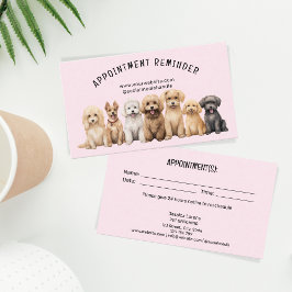 Tarjeta De Visita Servicios de cuidado de mascotas para recién nombr