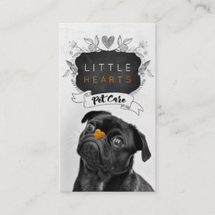 Tarjeta De Visita Servicios de cuidado de mascotas / Servicios de cu
