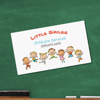 Tarjeta De Visita Servicios de cuidado de niños