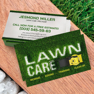Tarjeta De Visita Servicios de cuidado del jardín - Paisaje