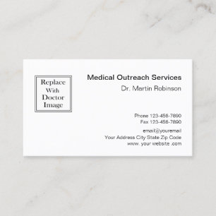 Tarjeta De Visita Servicios de divulgación para profesionales médi