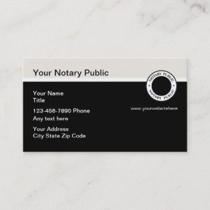 Tarjeta De Visita Servicios de documentación pública del notario
