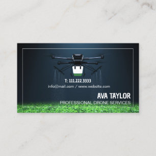 Tarjeta De Visita Servicios de drones UAV