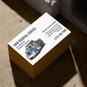 TARJETA DE VISITA SERVICIOS DE ELIMINACIÓN DE BASURA Y DESPERDICIOS