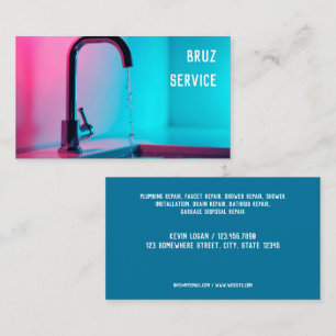 Tarjeta De Visita Servicios de fontanería
