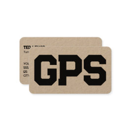 Tarjeta De Visita Servicios de GPS