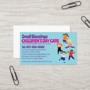 Tarjeta De Visita Servicios de guardería infantil Servicios de guard