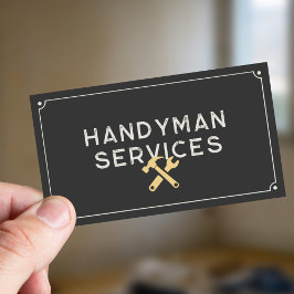 Tarjeta De Visita Servicios de Handyman