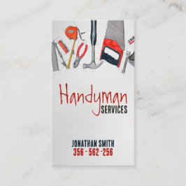 Tarjeta De Visita Servicios de Handyman