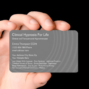Tarjeta De Visita Servicios de Hipnosis de Hipnotista Clínico