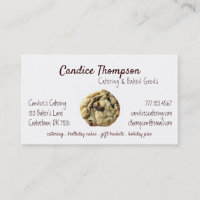 Servicios de horneado de galletas de chocolate