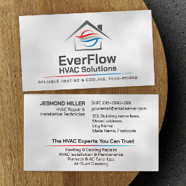 Tarjeta De Visita Servicios de HVAC