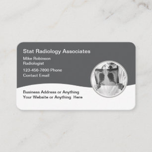 Tarjeta De Visita Servicios de imágenes médicas de radiología
