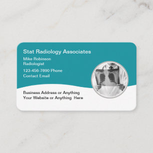 Tarjeta De Visita Servicios de imágenes médicas de radiología