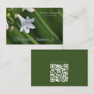Tarjeta De Visita Servicios de jardinería y paisajismo