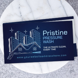 Tarjeta De Visita Servicios de lavado de presión