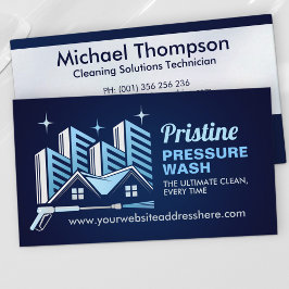 Tarjeta De Visita Servicios de lavado de presión