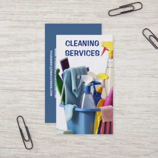 Tarjeta De Visita Servicios de limpieza