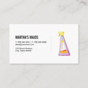 Tarjeta De Visita Servicios de limpieza