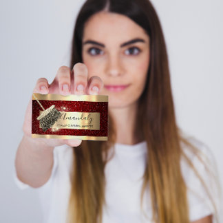 Tarjeta De Visita Servicios de limpieza Casa de la Mujer Manteniendo