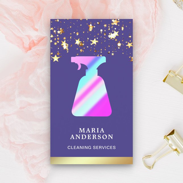 Tarjeta De Visita Servicios de limpieza de botellas para pulverizaci (Subido por el creador)