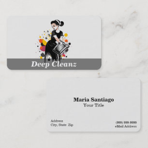 Tarjeta De Visita Servicios de limpieza de casas