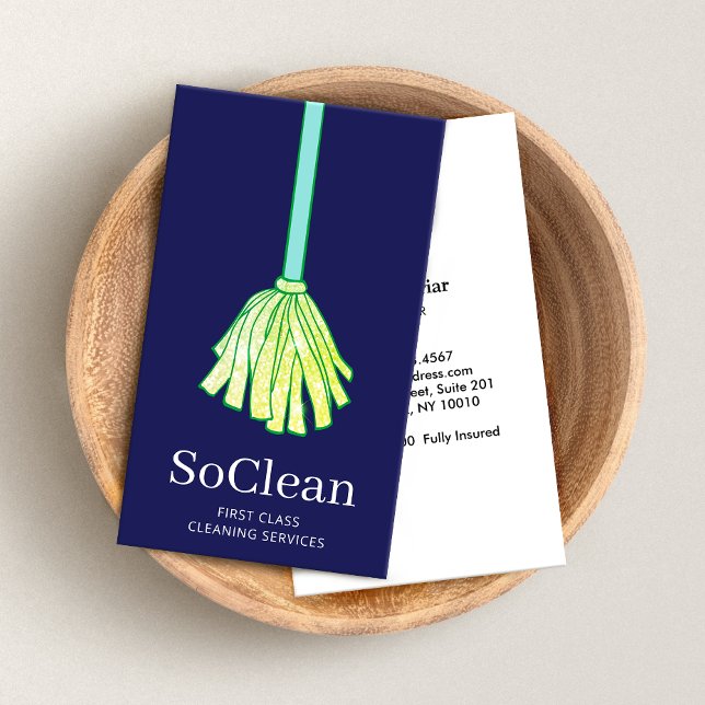 Tarjeta De Visita Servicios de limpieza de casas de huéspedes de cas (Subido por el creador)