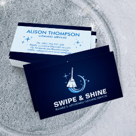 Tarjeta De Visita Servicios de limpieza de casas profesionales