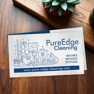 Tarjeta De Visita Servicios de limpieza de casas profesionales