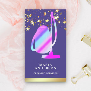 Tarjeta De Visita Servicios de limpieza de limpiabotas de Relieve me